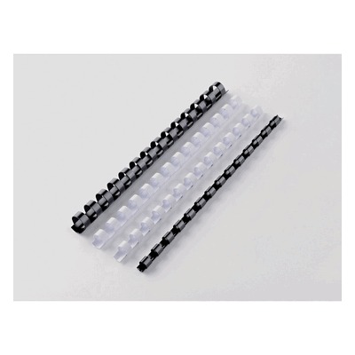 GBC Plastikbinderücken CombBind 14 Ringe 12mm schwarz VE=100 Stück GBC Plastikbinderücken CombBind 14 Ringe 12mm schwarz VE=100 Stück
