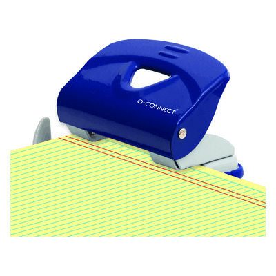 Q-CONNECT Locher blau/grau. Q-CONNECT Locher blau/grau.