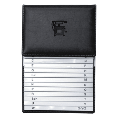 Veloflex Telefonregister (Schuppen) 155x225mm schwarz Veloflex Telefonregister (Schuppen) 155x225mm schwarz