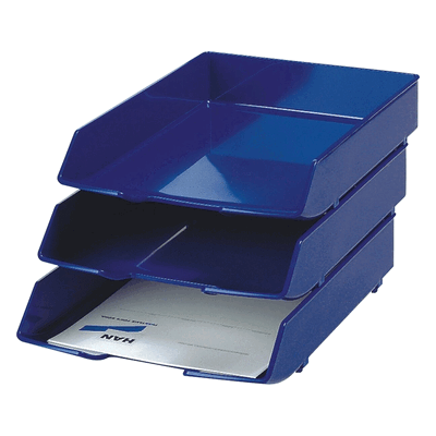 5 x Han Briefablage Wave C4 blau 5 x Han Briefablage Wave C4 blau