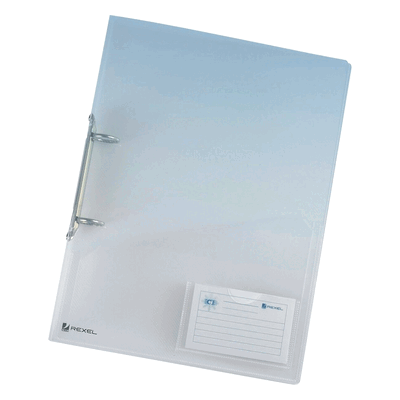 Rexel Ringbuch Ice A4 PP 2 Ringe 25mm transparent Rexel Ringbuch Ice A4 PP 2 Ringe 25mm transparent
