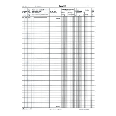 RNK Formularbuch Wareneingangsbuch A4 VE=40 Blatt RNK Formularbuch Wareneingangsbuch A4 VE=40 Blatt