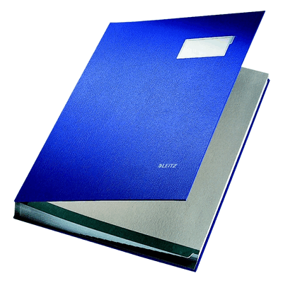 Leitz Unterschriftsmappe 10 Fächer blau Leitz Unterschriftsmappe 10 Fächer blau