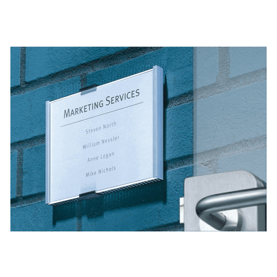 Durable Türschild 210x148,5mm silber Durable Türschild 210x148,5mm silber