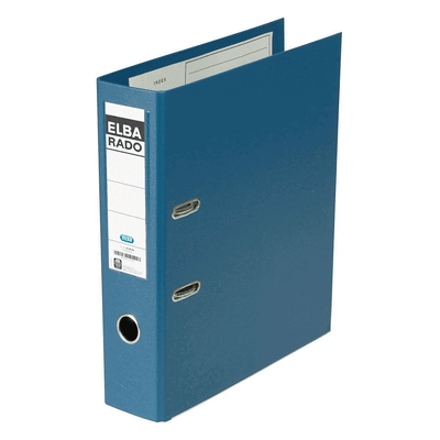 5 x Elba Ordner rado Plast A4 PVC 80mm breit blau 5 x Elba Ordner rado Plast A4 PVC 80mm breit blau