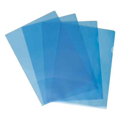 k.A. Aktenhüllen A4 120my geprägt blau VE=100 Stück k.A. Aktenhüllen A4 120my geprägt blau VE=100 Stück