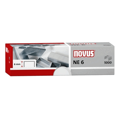 Novus Heftklammern NE6 VE=5000 Stück Novus Heftklammern NE6 VE=5000 Stück