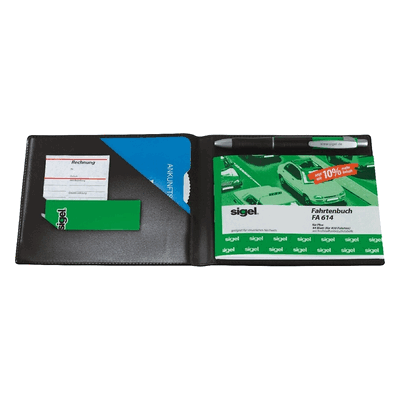 Sigel Einband für Formularbücher A6quer schwarz Sigel Einband für Formularbücher A6quer schwarz