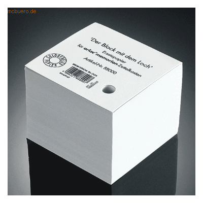 Arlac Zettelkasteneinlagen für Memorion 88000 98x98x70mm VE=600 Blatt Arlac Zettelkasteneinlagen für Memorion 88000 98x98x70mm VE=600 Blatt