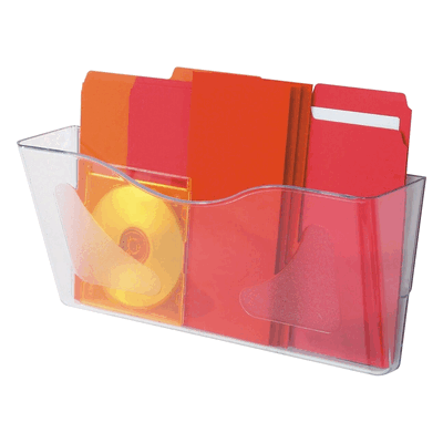 Deflecto Wandprospekthalter 381x105x175mm quer transparent Deflecto Wandprospekthalter 381x105x175mm quer transparent