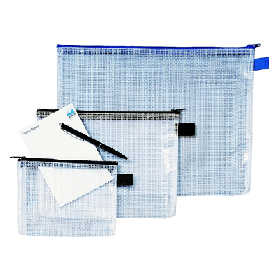 Hetzel Dokumententasche Mash Bag A5 farblos/schwarz Hetzel Dokumententasche Mash Bag A5 farblos/schwarz