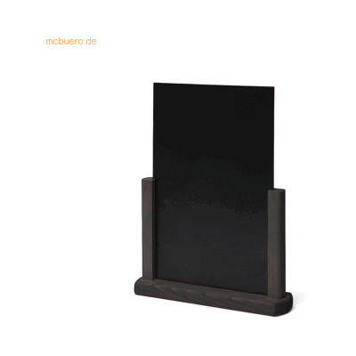 Showdown Kreidetafel Natura Tisch A5 schwarz Showdown Kreidetafel Natura Tisch A5 schwarz