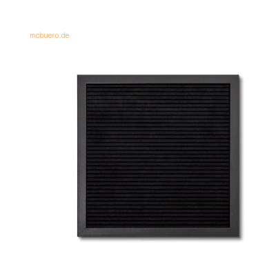 Showdown Letterboard 30x30cm schwarz Showdown Letterboard 30x30cm schwarz