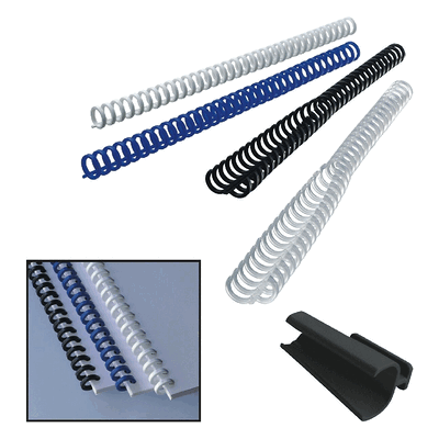 GBC Binderücken ClickBind A4 8mm PP schwarz VE=50 Stück GBC Binderücken ClickBind A4 8mm PP schwarz VE=50 Stück