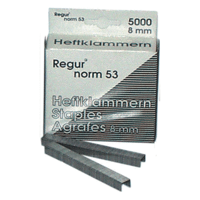 Regur 53/8 Gold Heftklammern - Staples Regur 53/8 Gold Heftklammern - Staples