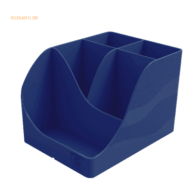 Exacompta Stifteköcher Pen Wave Bee Blue 69504D marineblau Exacompta Stifteköcher Pen Wave Bee Blue 69504D marineblau