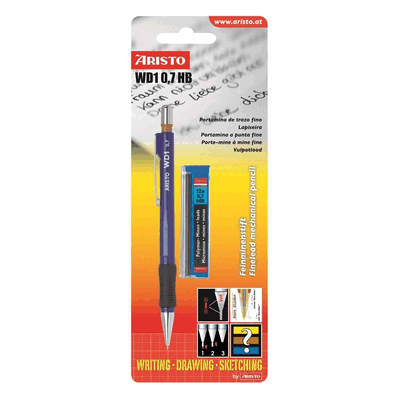 10 x Aristo Feinminenstift WD1 0,7mm blau Blister 10 x Aristo Feinminenstift WD1 0,7mm blau Blister