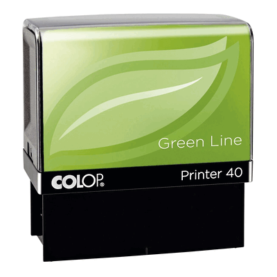 COLOP Printer 40 Green Line - max . 6 Zeilen 23 x 59 mm. COLOP Printer 40 Green Line - max . 6 Zeilen 23 x 59 mm.