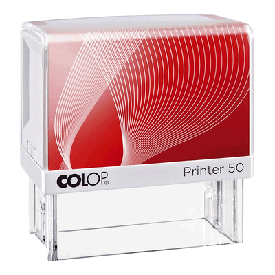 COLOP Printer 50 - für max. 7 Zeilen 30 x 69 mm. COLOP Printer 50 - für max. 7 Zeilen 30 x 69 mm.