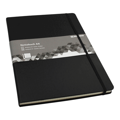 DONAU Notizbuch A4 80g/m² 96 Blatt Hardcover kariert. DONAU Notizbuch A4 80g/m² 96 Blatt Hardcover kariert.
