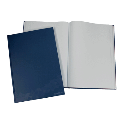 DONAU Geschäftsbuch - A4 96 Blatt 70g/qm blanko blau. DONAU Geschäftsbuch - A4 96 Blatt 70g/qm blanko blau.