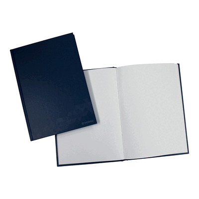 DONAU Geschäftsbuch - A5 96 Blatt 70 g/qm blanko blau. DONAU Geschäftsbuch - A5 96 Blatt 70 g/qm blanko blau.