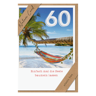 3 x bsb Geburtstagskarte Zahl 60 - Natur Card inkl. Umschlag. 3 x bsb Geburtstagskarte Zahl 60 - Natur Card inkl. Umschlag.