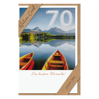 3 x bsb Geburtstagskarte Zahl 70 - Natur Card inkl. Umschlag. 3 x bsb Geburtstagskarte Zahl 70 - Natur Card inkl. Umschlag.