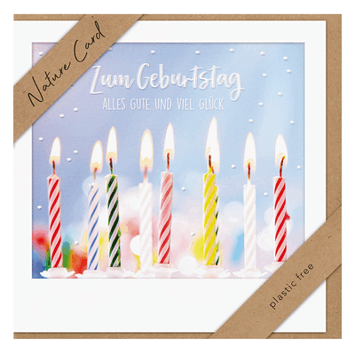 3 x bsb Geburtstagskarte - Natur Card inkl. Umschlag. 3 x bsb Geburtstagskarte - Natur Card inkl. Umschlag.