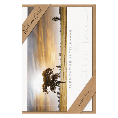 3 x bsb Trauerkarte - Natur Card inkl. Umschlag. 3 x bsb Trauerkarte - Natur Card inkl. Umschlag.