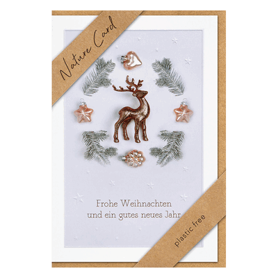 3 x bsb D.T. Weihnachtskarte - Natur Card inkl. Umschlag. 3 x bsb D.T. Weihnachtskarte - Natur Card inkl. Umschlag.