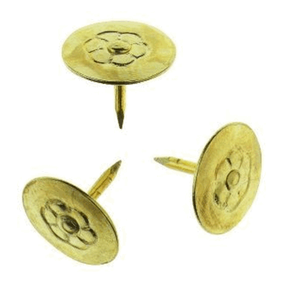 10 x Alco Reißnägel 9mm vermessingt VE=100 Stück 10 x Alco Reißnägel 9mm vermessingt VE=100 Stück