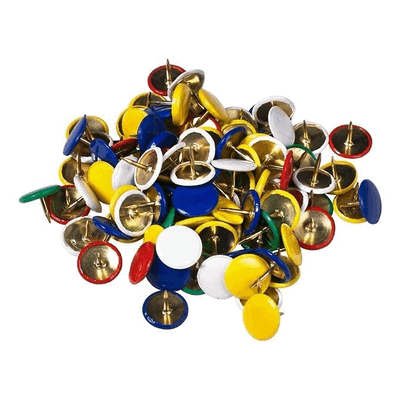 Alco Reißnägel Sun kunststoffüberzogen 9,5mm VE=1000 Stück sortiert Alco Reißnägel Sun kunststoffüberzogen 9,5mm VE=1000 Stück sortiert