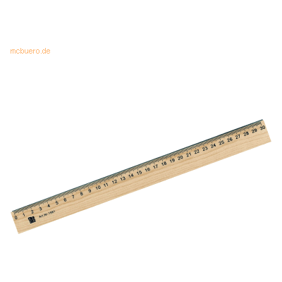 10 x Alco Holzlineal 30cm braun 10 x Alco Holzlineal 30cm braun