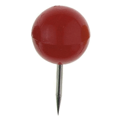 10 x Alco Landkartennadeln 10mm VE=20 Stück rot 10 x Alco Landkartennadeln 10mm VE=20 Stück rot