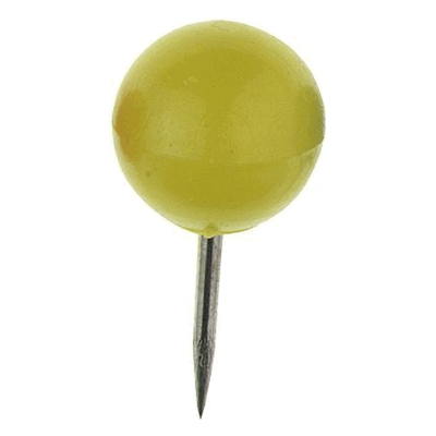 10 x Alco Landkartennadeln 10mm VE=20 Stück gelb 10 x Alco Landkartennadeln 10mm VE=20 Stück gelb