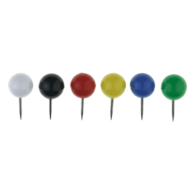 10 x Alco Landkartennadeln 10mm VE=20 Stück sortiert 10 x Alco Landkartennadeln 10mm VE=20 Stück sortiert