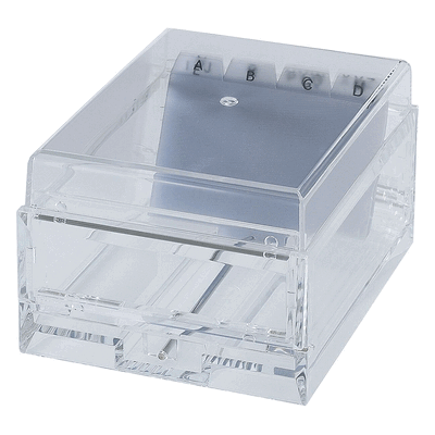 Alco Karteibox Acryl 15x11x8cm glasklar Alco Karteibox Acryl 15x11x8cm glasklar