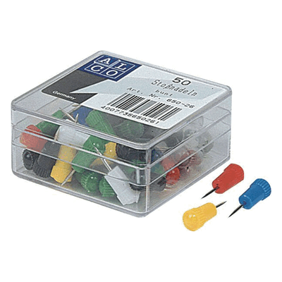 10 x Alco Stoßnadel 12mm sortiert VE=50 Stück 10 x Alco Stoßnadel 12mm sortiert VE=50 Stück