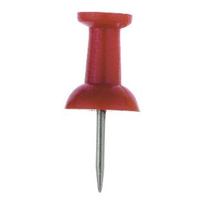10 x Alco Pinnwandnadel 7,5mm rot VE=40 Stück 10 x Alco Pinnwandnadel 7,5mm rot VE=40 Stück