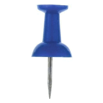 10 x Alco Pinnwandnadel 7,5mm dunkelblau VE=40 Stück 10 x Alco Pinnwandnadel 7,5mm dunkelblau VE=40 Stück