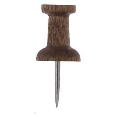 10 x Alco Pinnwandnadel Holz 7,5mm braun VE=20 Stück 10 x Alco Pinnwandnadel Holz 7,5mm braun VE=20 Stück