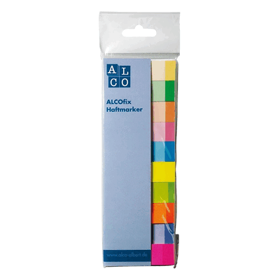 20 x Alco Haftmarker Alcofix 15x10mm VE=10 Farben je 50 Stück 20 x Alco Haftmarker Alcofix 15x10mm VE=10 Farben je 50 Stück