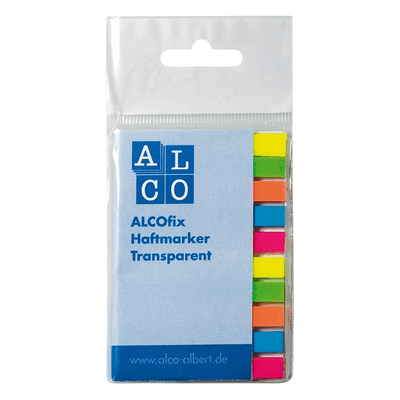 20 x Alco Haftmarker Alcofix 50x6mm VE=10 Farben je 40 Stück 20 x Alco Haftmarker Alcofix 50x6mm VE=10 Farben je 40 Stück