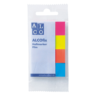 20 x Alco Haftmarker Alcofix 50x20mm VE=4 Farben je 40 Stück 20 x Alco Haftmarker Alcofix 50x20mm VE=4 Farben je 40 Stück