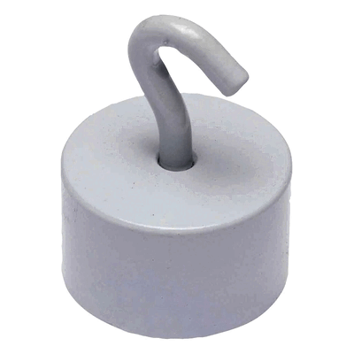 Alco Hakenmagnet Neodym Neodym (Nd) 25mm TG 16000 g weiß Alco Hakenmagnet Neodym Neodym (Nd) 25mm TG 16000 g weiß