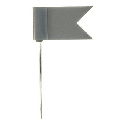 10 x Alco Markierungsfähnchen 18x10mm grau VE=20 Stück 10 x Alco Markierungsfähnchen 18x10mm grau VE=20 Stück
