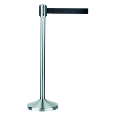 Alco - Gurtständer Innenbereich 50mmx3m - Edelstahl gebürstet - Stanchion Alco - Gurtständer Innenbereich 50mmx3m - Edelstahl gebürstet - Stanchion