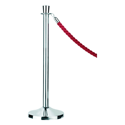 Alco Seilständer 30mm 1,5m lang Chrom mit roter Kordel Alco Seilständer 30mm 1,5m lang Chrom mit roter Kordel