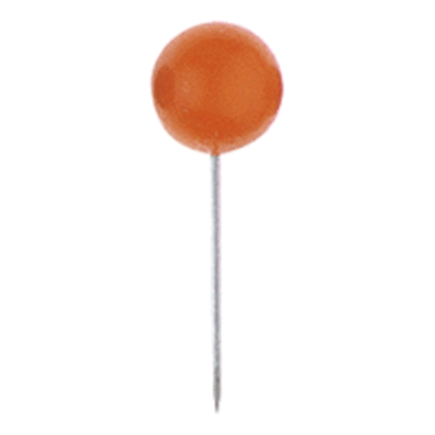 10 x Alco Landkartennadeln 8mm VE=20 Stück orange 10 x Alco Landkartennadeln 8mm VE=20 Stück orange